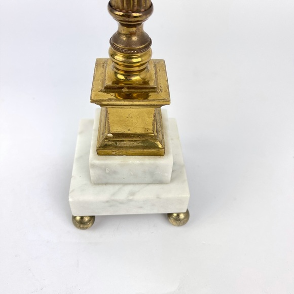 Antique Brass Candlestick holder - Picture 6 of 8